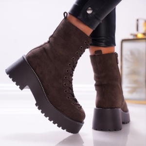 Ghete Casual Gloria - B24-1501 Khaki - Img 3