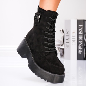 Ghete Casual Gloria - B24-1507A Black - Img 1