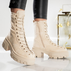 Ghete Casual Gloria - JJ 25 Beige - Img 1