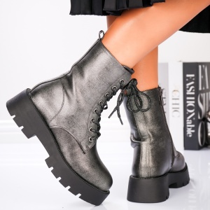 Ghete Casual - IronLace B24-1511 Gun - Img 3