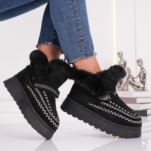 Ghete Casual UG - SnowBelt NB776 Black - Img 4