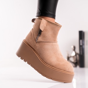 Ghete Dama Cu Platforma - LiftEdge SH1533 Khaki
