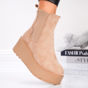 Ghete Dama - Khalea Soft SH1358 Khaki - Img 2