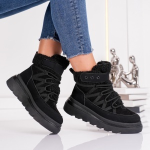 Ghete Dama Wool - MZ2315 Black - Img 3