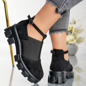 Pantofi Casual Alexe - C-65 Black - Img 3