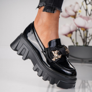 Pantofi Casual Bear - 711 Black - Img 3