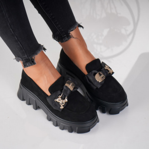 Pantofi Casual Bear - 713 Black - Img 2