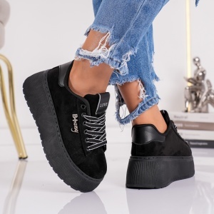 Pantofi Casual Boany - MK057 Black - Img 3