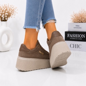 Pantofi Casual Boany - MK057 Brown - Img 5