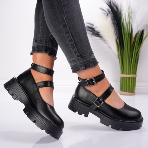 Pantofi Casual Glory - 1003 Black - Img 2