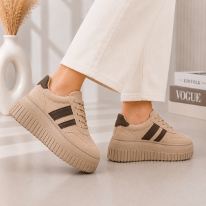 Pantofi Casual StripeWalk - H55 Khaki