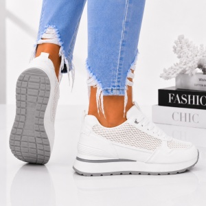 Pantofi Sport Dama Lola - LA350 White - Img 4