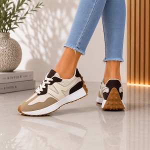 Pantofi Sport NB - H21 Beige - Img 2
