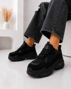 Pantofi Sport Triple S - BL608 Black