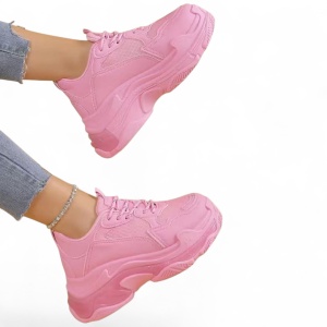 Pantofi Sport Triple S - BL608 Fuchsia - Img 5