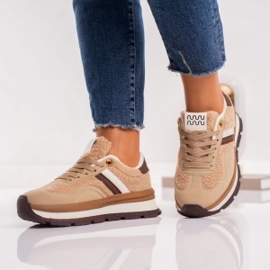 Pantofi Sport Wool - MK080 Khaki - Img 4