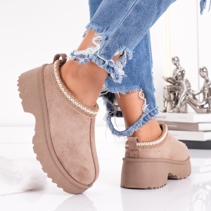 Papuci Casual UG - UrbanLift BK301 Khaki - Img 3