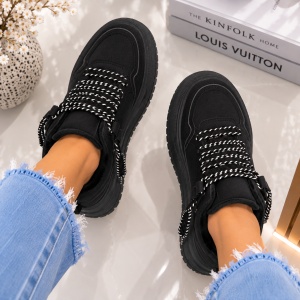 Sneackers Dama Urban Edge - KM21 Black - Img 2