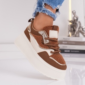 Sneakers Dama UG High - MK072 Coffee - Img 2