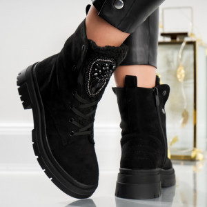 Ghete Casual Cleopatra - ABC-959B Black - Img 1