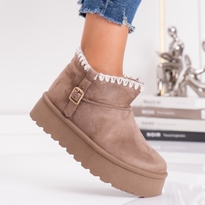 Ghete Casual UG - CozyBelt VL255 Khaki - Img 4