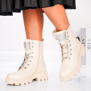 Ghete Dama - B24-1527 Beige - Img 4