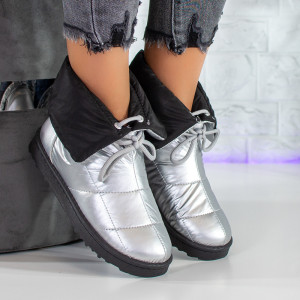 Ghete Dama Sky - B22-911 Silver - Img 2