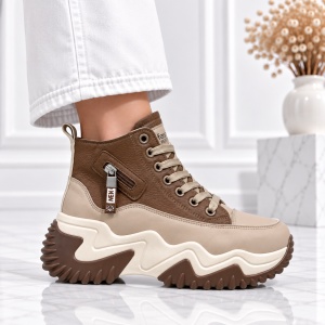 Ghete Dama Urban Nova - JC8828 Khaky Brown - Img 2