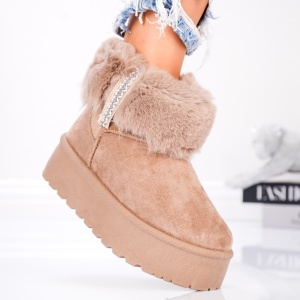 Ghete Tip UG - SoftFur Classic JIA003 Khaki