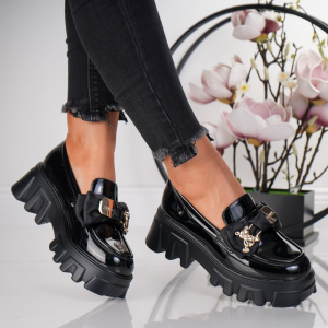 Pantofi Casual Bear - 711 Black - Img 4