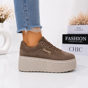 Pantofi Casual Boany - MK057 Brown - Img 2