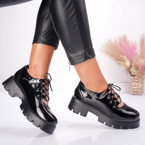 Pantofi Casual Doll - X25-1723A Black - Img 3