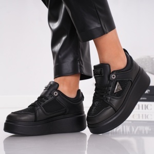 Pantofi Casual Meaw - MK150 Black - Img 4