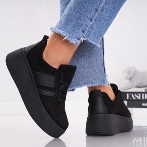 Pantofi Casual StripeWalk - H35 Black - Img 2