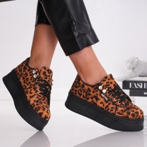 Pantofi Casual VelvetClass - MK162 Leopard - Img 3