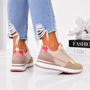 Pantofi Sport Dama Lola - LA350 Beige