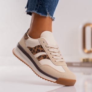 Pantofi Sport SL - MK087 Beige Leopard