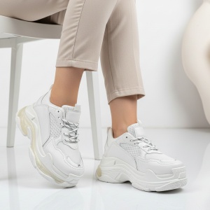 Pantofi Sport Triple S - BL608 White