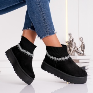 Papuci Casual UG - CozySock VL258 Black - Img 5