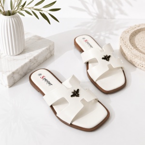Papuci Dama - PS68 White