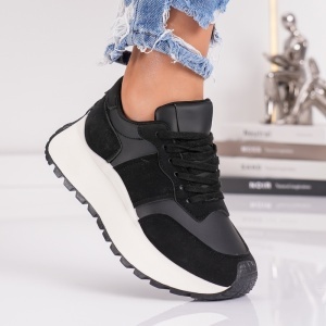Sneakers Dama Amna - BN010-1 Black - Img 2