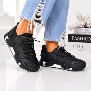 Sneakers Damă Urban Edge - BL670P Black - Img 2