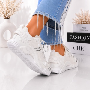 Sneakers Damă Urban Edge - BL670P White - Img 4