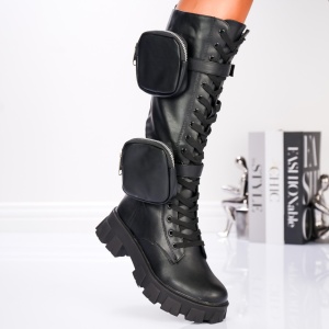 Cizme Dama - FH-8S9 Black - Img 1