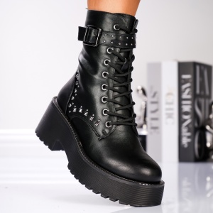 Ghete Casual - B24-1506B Black - Img 2