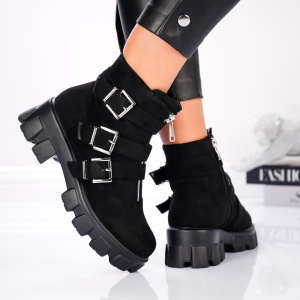 Ghete Casual Brianna - C192 Black - Img 2