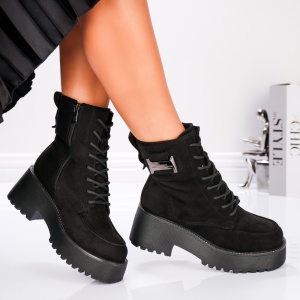 Ghete Casual Gloria - B24-1507A Black - Img 3