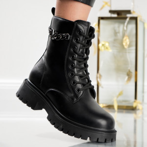 Ghete Casual Janette - ABC-966 Black - Img 2