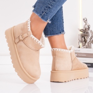 Ghete Casual UG -CozyBelt VL255 Beige