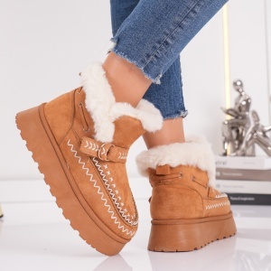 Ghete Casual UG - SnowBelt NB776 Camel